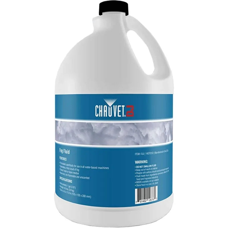 CHAUVET DJ Fog Smoke Juice Fluid 1 Gallon Bottles for Fog Machines, Compatible with Chauvet and Other Leading Brands 2 Pack