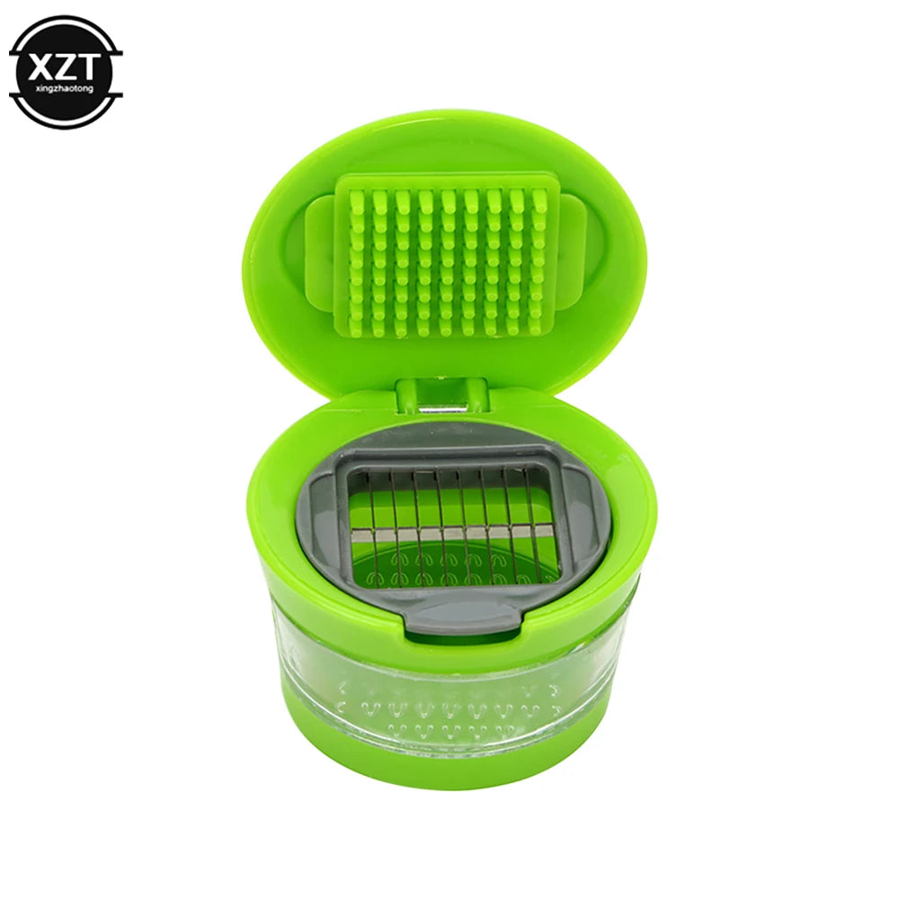 Manual Garlic Press Stainless Steel Garlic Cutter Ingredient Chopper Kitchen Tools Mini Garlic Cutter