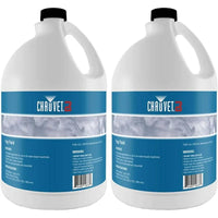 CHAUVET DJ Fog Smoke Juice Fluid 1 Gallon Bottles for Fog Machines, Compatible with Chauvet and Other Leading Brands  2 Pack