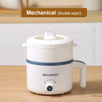 Mini Electric Rice Cooker Single Double Layer Intelligent Automatic Home Kitchen Cooker 1-2 People MultiCooker Steamed Rice Pot