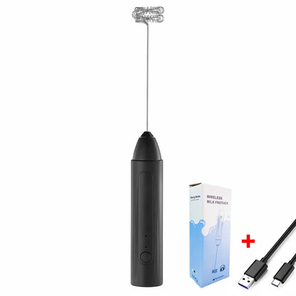 3 gear Kitchen Items USB Charging Electric Egg Beater Mini Blender Kitchens Accessories Mixer Household Gadgets Double Head Bar