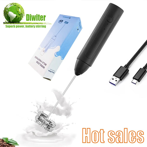 3 gear Kitchen Items USB Charging Electric Egg Beater Mini Blender Kitchens Accessories Mixer Household Gadgets Double Head Bar