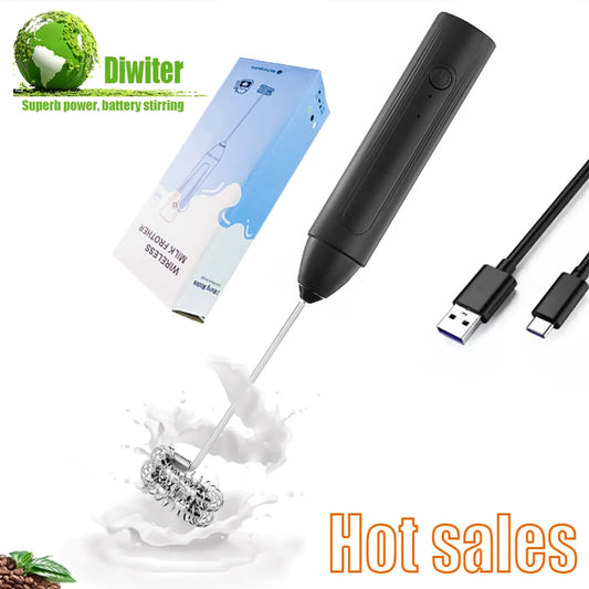 3 gear Kitchen Items USB Charging Electric Egg Beater Mini Blender Kitchens Accessories Mixer Household Gadgets Double Head Bar