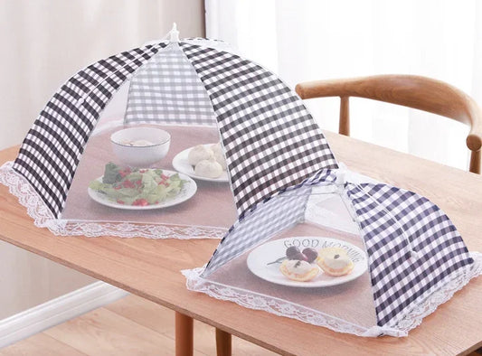 1PC Portable Umbrella Style Food Cover Anti Mosquito Meal Cover Lace Table Home Using Food Cover Kitchen Gadgets Cooking Tools