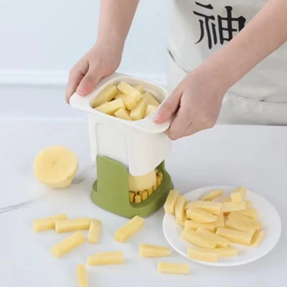 Multifunctional Vegetable Chopper French Fries Cutter Household Hand Pressure Onion Dicer Cucumber Potato Slicer Kitchen Tools