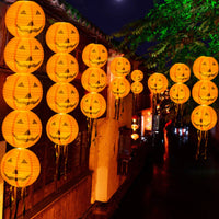Halloween Paper Lantern Pumpkin Spider Bat Skeleton Lantern Hanging Pendant Horror Props Halloween Party Decoration Outdoor Home