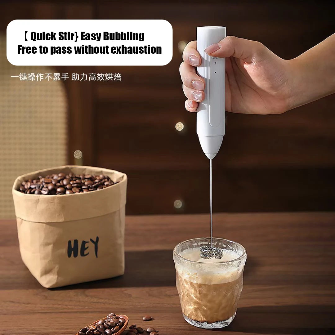 3 gear Kitchen Items USB Charging Electric Egg Beater Mini Blender Kitchens Accessories Mixer Household Gadgets Double Head Bar