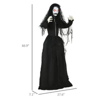 Halloween Decoration Activates Automatically Via Touch or Loud Sounds for Halloween Parties and Events