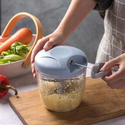 500/900ML Garlic Chopper Manual Garlic Press Food Vegetables Cutter Meat Grinders Kitchen Gadgets Hand Mincer Garlic Masher