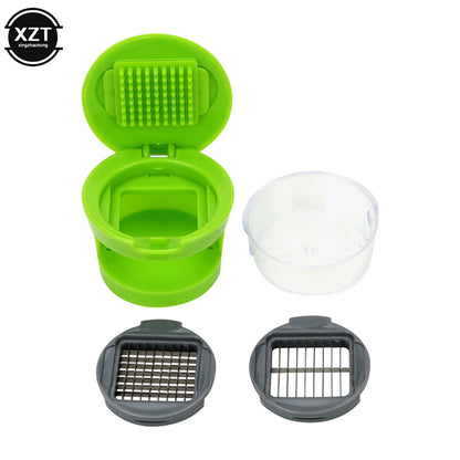 Manual Garlic Press Stainless Steel Garlic Cutter Ingredient Chopper Kitchen Tools Mini Garlic Cutter