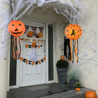 Halloween Paper Lantern Pumpkin Spider Bat Skeleton Lantern Hanging Pendant Horror Props Halloween Party Decoration Outdoor Home